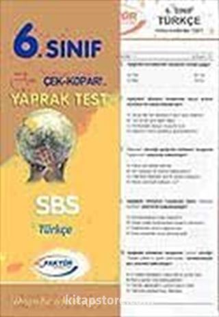 6. Sınıf Türkçe Yaprak Test