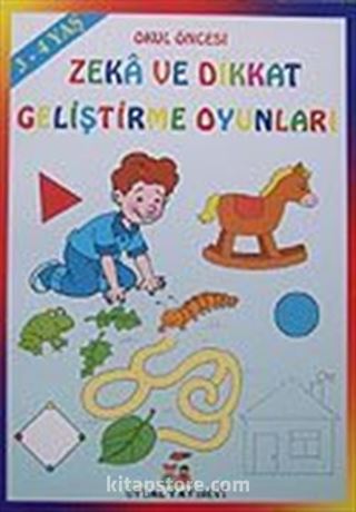 Okul Öncesi Zeka ve Dikkat Geliştirme Oyunları (3-4 Yaş )Kod:95