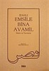 İzahlı Emsile Bina Avamil