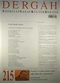 Ocak 2008, Sayı 215, Cilt XVIII / Dergah Edebiyat Sanat Kültür Dergisi