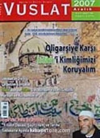 Yıl:7Sayı:78 Aralık 2007 Aylık Eğitim ve Kültür Dergisi