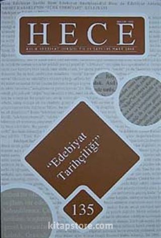 Sayı:135 Mart 2008 Hece Aylık Edebiyat Dergisi