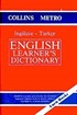 English Learner's Dictionary İngilizce-Türkçe