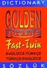 Dictionary Golden Print Fast-Twin