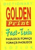 Dictionary Golden Print Fast-Twin