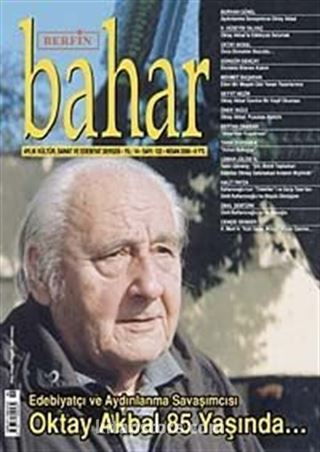 Berfin Bahar Aylık Kültür Sanat ve Edebiyat Dergisi Nisan 2008 / 122 Sayı