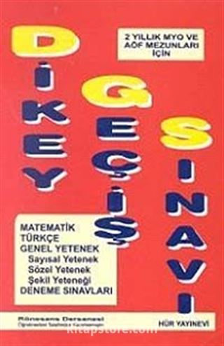 Dikey Geçiş Sınavı 2 Yıllık MYO ve AÖF Mezunları İçin