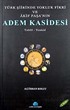 Türk Şiirinde Yokluk Fikri ve Akif Paşa'nın Adem Kasidesi