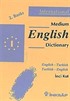 Medium English Dictionary / English - Turkish Turkish - English