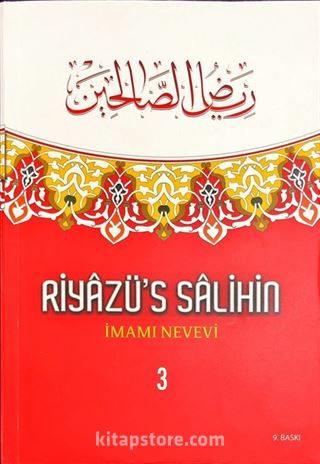 Riyazü's Salihin (3 Cilt Takım Küçük Boy-İthal kağıt-Ciltsiz)