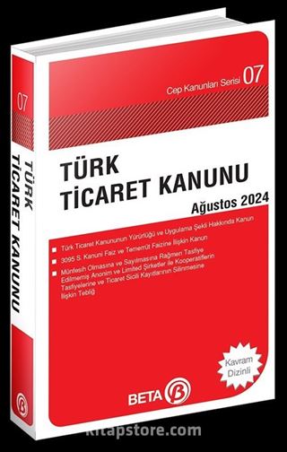 Türk Ticaret Kanunu / Cep-07