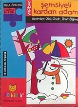 Şemsiyeli Kardan Adam - Yapboz