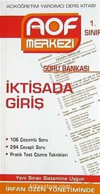 İktisada Giriş Soru Bankası 1. Sınıf