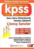 KPSS Eğitim Bilimleri 2001-2009 Öğretmen Adayları İçin Çıkmış Sorular