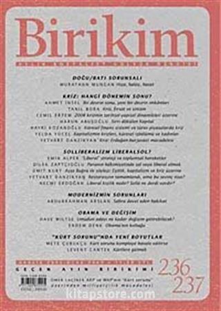Birikim / Sayı:236-237 Yıl: 2009 / Aylık Sosyalist Kültür Dergisi
