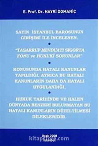 TMSF ile İlgili Hatalı Kanunlar ve Uygulamalar