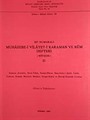 387 Numaralı Muhasebe-i Vilayet-i Karaman ve Rum Defteri (937-1530)-II