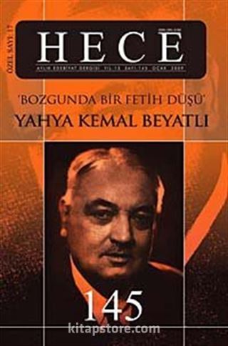 Sayı:145 Ocak 2009 Hece Aylık Edebiyat Dergisi (ciltsiz)
