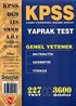 KPSS Genel Yetenek Yaprak Test
