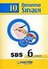 SBS 6. Sınıf 10 Deneme Sınavı