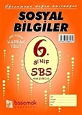 6. Sınıf SBS Hazırlık Sosyal Bilgiler Çek Kopar Yaprak Test