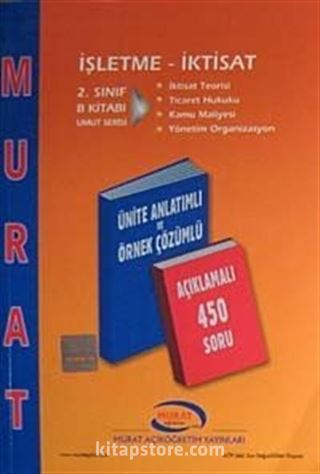 2. Sınıf B Kitabı İşletme İktisat