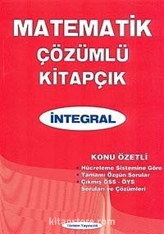 Matematik Çözümlü Kitapçık: İntegral