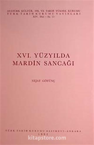 XVI. Yüzyılda Mardin Sancağı
