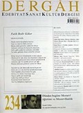 Dergah Edebiyat Sanat Kültür Dergisi Sayı:234 Ağustos 2009
