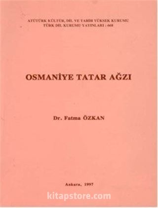 Osmaniye-Tatar Ağzı