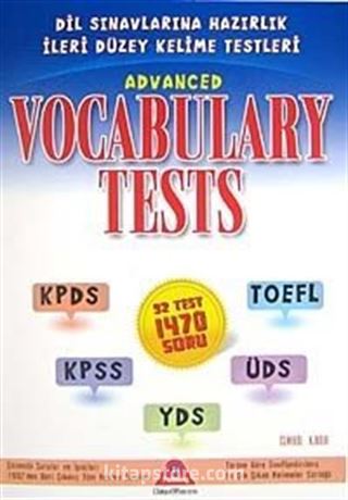 Advanced Vocabulary Tests KPDS-KPSS-TOEFL-ÜDS