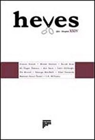 Heves / 2009 Cilt:XXIV Şiir - Eleştiri Dergisi