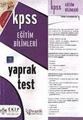 KPSS Eğitim Bilimleri Yaprak test