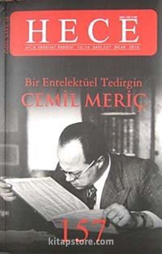Sayı:157 Ocak 2010 Hece Aylık Edebiyat Dergisi Cemil Meriç Özel Sayısı