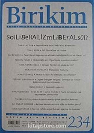 Birikim / Sayı:234 Yıl: 2008 / Aylık Sosyalist Kültür Dergisi