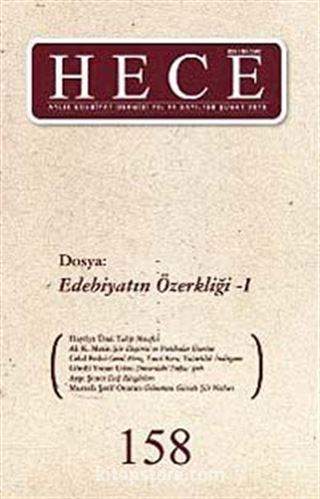 Sayı:158 Şubat 2010 Hece Aylık Edebiyat Dergisi