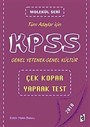 KPSS Genel Yetenek-Genel Kültür Çek Kopar Yaprak Test 2010 Türm Adaylar İçin