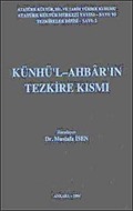 Künhü'l-Ahbar'ın Tezkire Kısmı