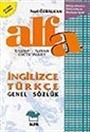 Alfa Genel Sözlük İngilizce-Türkçe 63.000 kelimelik