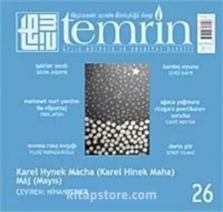 Temrin Aylık Düşünce ve Edebiyat Dergisi Sayı:26 Haziran 2010