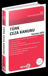 Türk Ceza Kanunu / Cep 02 (Temmuz 2025)