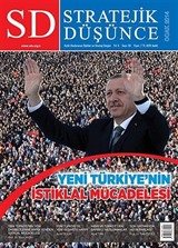 SD Stratejik Düşünce Aylık Uluslararası İişkiler ve Strateji Dergisi Yıl:5 Sayı:50 Ocak 2014