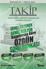 Takip İcra Müdürlüğü Ve Müdür Yardımcılığı Sınavına Hazırlık Genel Kültür Genel Yetenek Çözümlü Soru Bankası