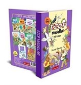 Ezop Masalları Seti Renkli Resimli Düz Yazılı (10 Kitap Takım, Küçük Boy)