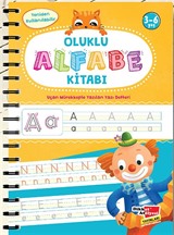 Alfabe Yazı Kitabı Sihirli Uçan Kalemli Oluklu (Kabartmalı)