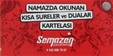 Namazda Okunan Kısa Sureler ve Dualar Kartelası