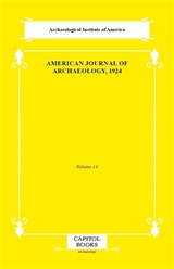 American Journal of Archaeology, 1924