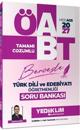 2027 MEB AGS ÖABT Türk Dili Ve Edebiyatı Öğretmenliği Berceste Tamamı Çözümlü Soru Bankası