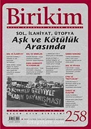 Birikim / Sayı:258 Yıl: 2010 / Aylık Sosyalist Kültür Dergisi