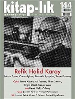Kitap-lık Sayı:144 Refik Halid Karay